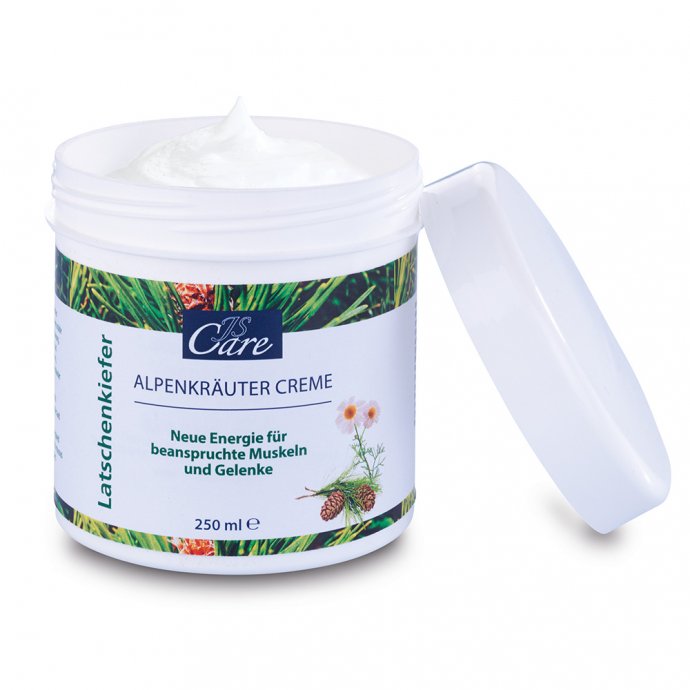 Crème aux plantes alpines et au pin de montagne