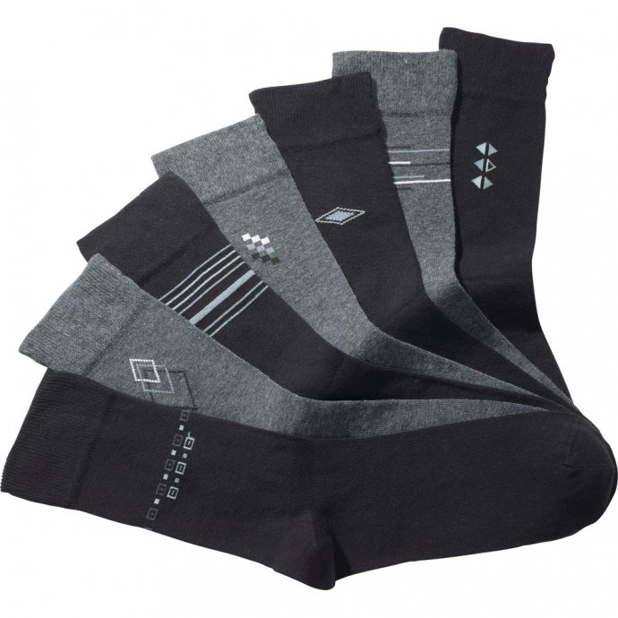 Chaussettes en coton stretch Lot de 7 