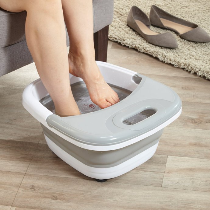 Bain de pieds bouillonnant pliant