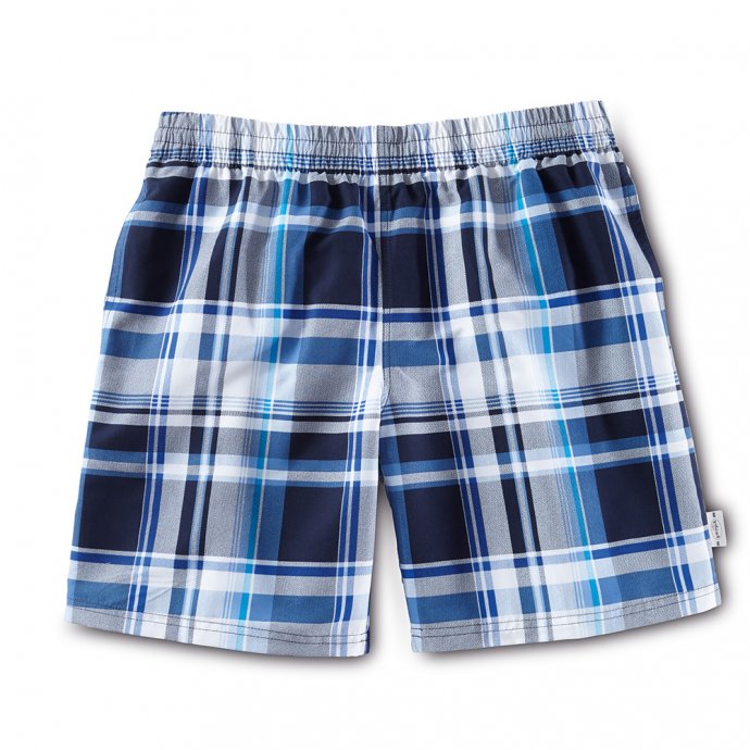 Short de bain à carreaux