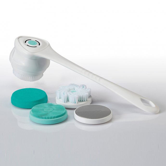 Brosse rotative pour le corps et la douche