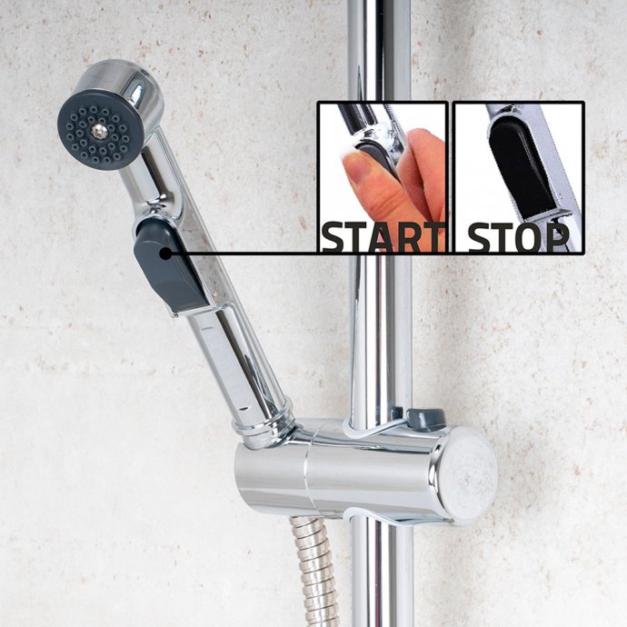 Douchette avec fonction arrêt-marche