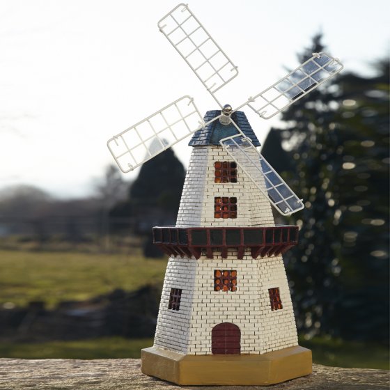 Lampe solaire moulin 