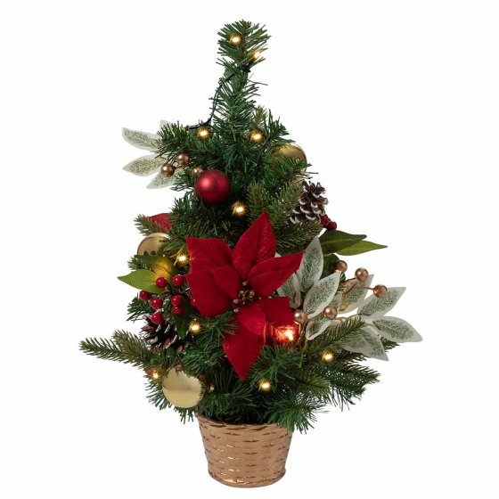 Sapin de Noël décoré avec des LED 