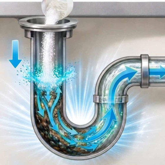 Nettoyant puissant pour canalisations Drain Clear 