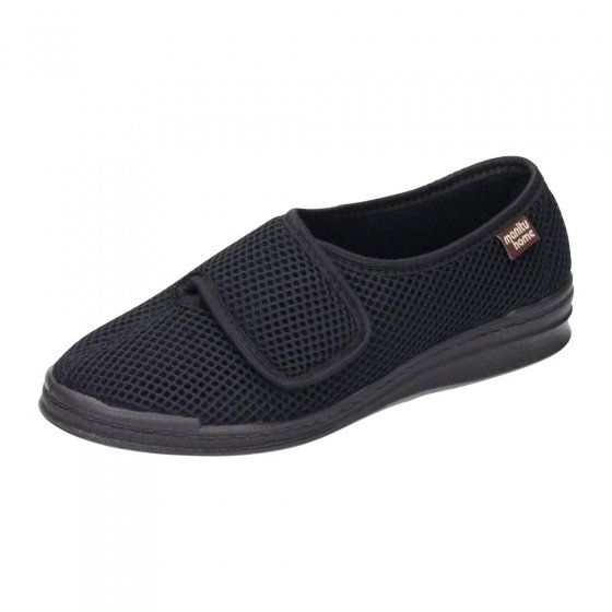 Chaussons femme à patte auto-agrippante 39 | Noir