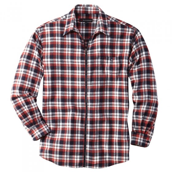 Chemise de flanelle zippée