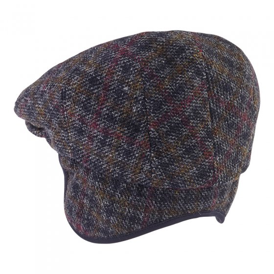 Casquette plate en laine avec protection contre le froid