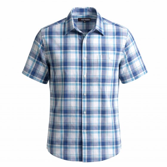 Chemise à carreaux facile d'entretien 