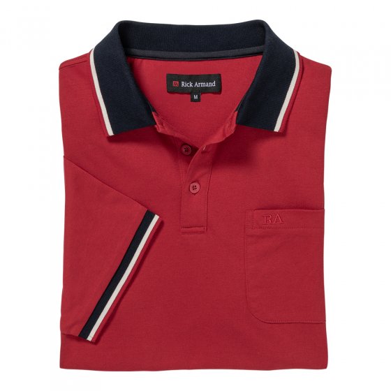 Polo pour homme 3XL (128/132) | Rouge
