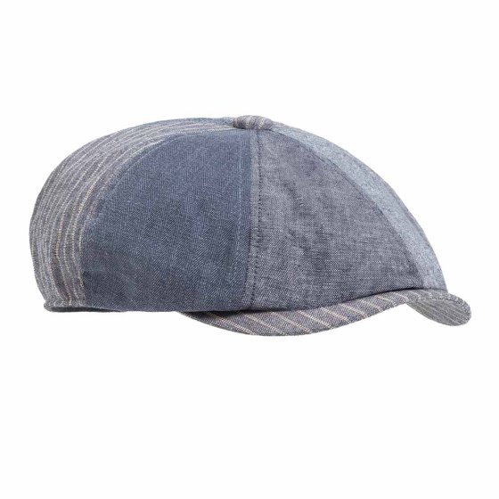 Casquette à visière patchwork 