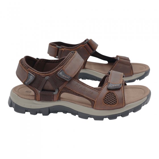 Sandales velcro ultra-légères en cuir 