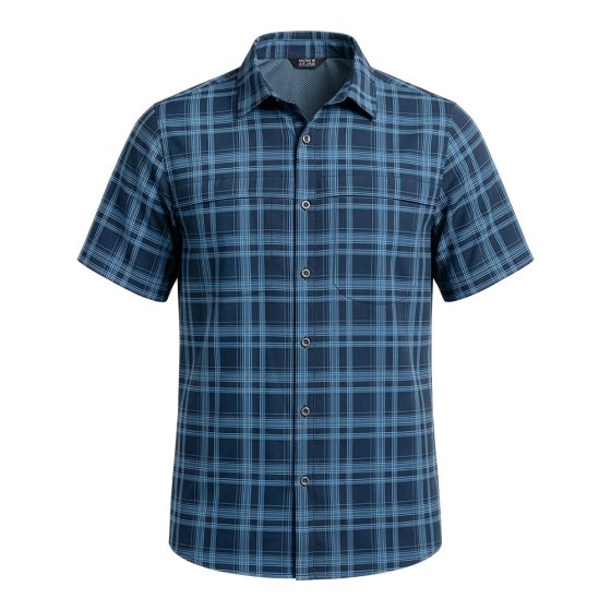 Chemise fonctionnelle à carreaux 