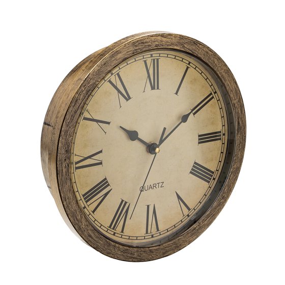 Élégante horloge murale avec compartiment secret 