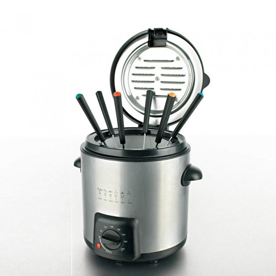 Mini friteuse en acier inoxydable 