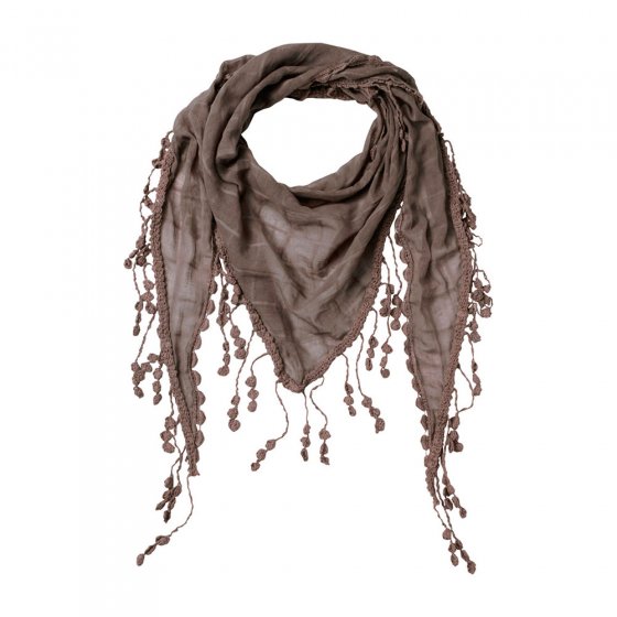 Schal,Spitzen-Fransenmix,offwh Schal | offwhite#Offwhite