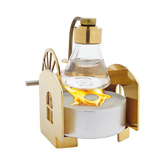 Mini machine à vapeur plaquée or “Kotten” 