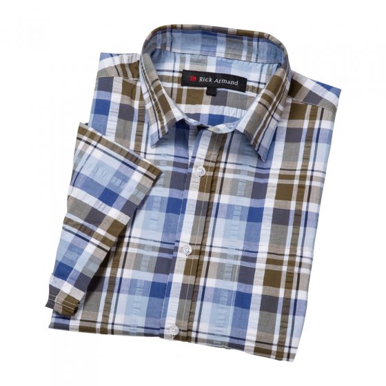 Chemise "Madras" en seersucker 