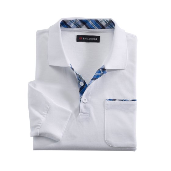 T-shirt à manches longues en piqué de coton 