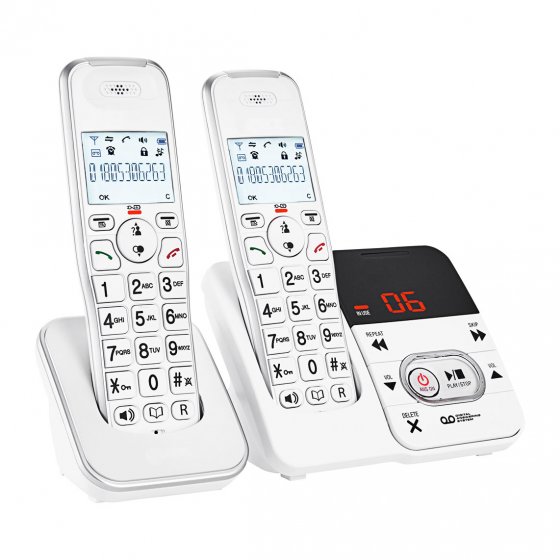 Téléphone sans fil  "DUO"  à grandes touches 