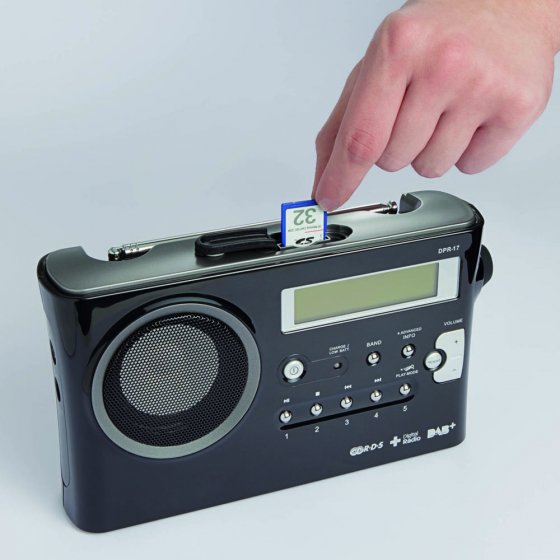 Radio enregistreur DAB portative 