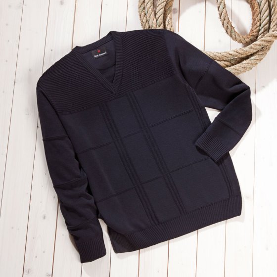 Pullover à motifs (rouge) 
