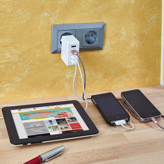 Chargeur USB 4 ports 