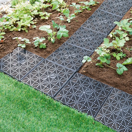 Carreaux de jardin en plastique Lot de 10  