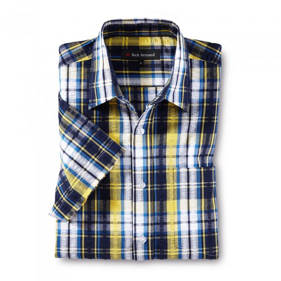 Chemise sportive en seersucker
