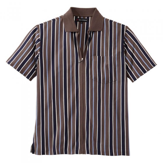 Chemise jersey zippée 