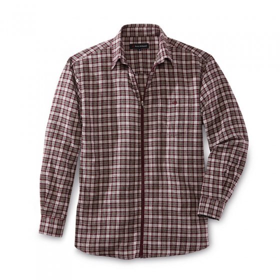 Chemise de flanelle fermeture éclair 