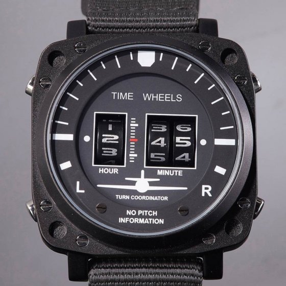 Montre  "time wheels" 