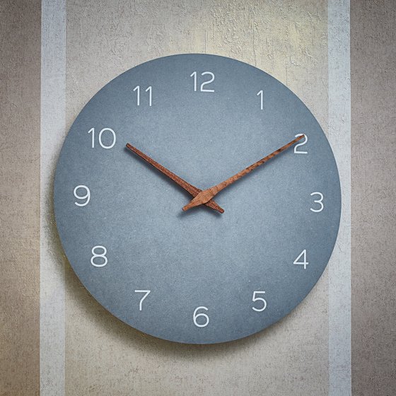 Pendule murale silencieuse en bois 