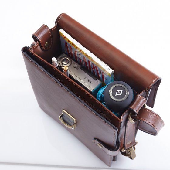 Sacoche homme en cuir vachette anti-RFID 