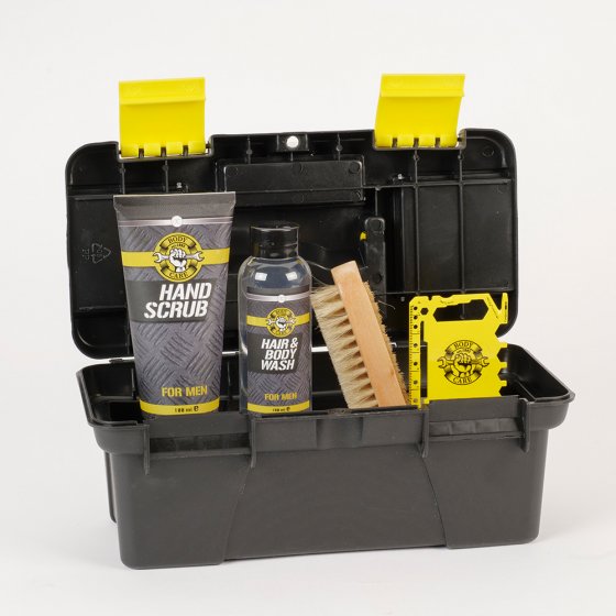 Nécessaire de toilette en boîte à outils
