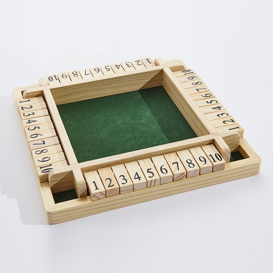 Jeu de trac  "shut the box Deluxe"  pour quatre 