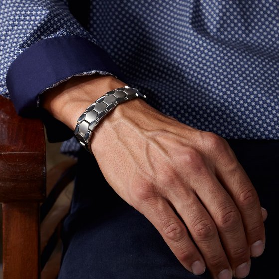 Bracelet magnétique titanium 