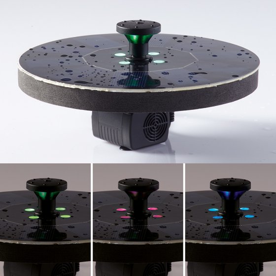 Fontaine solaire à LED 