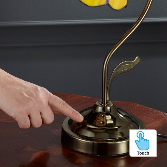 Lampe de table style Tiffany 