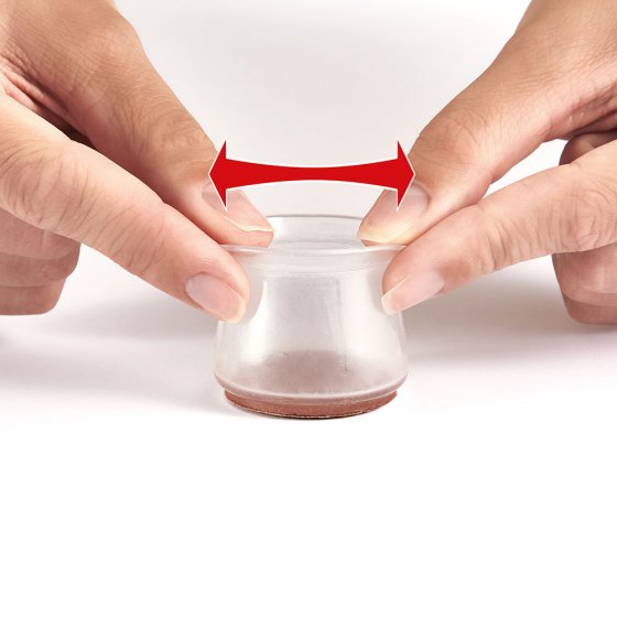 Embouts flexibles pour meubles