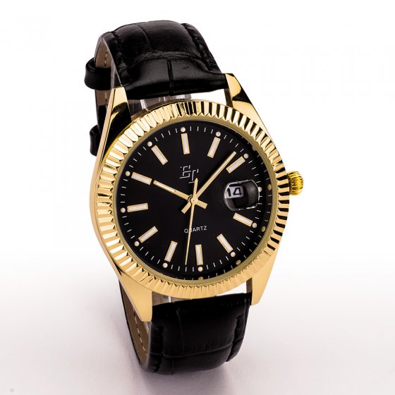VOTRE CADEAU : Montre homme « Black & Gold » 