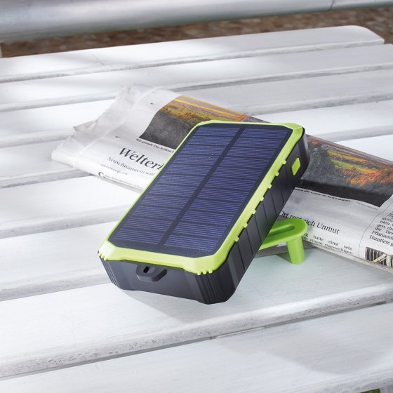 Chargeur à manivelle et solaire 