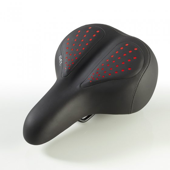 Selle de vélo gel et feu arrière
