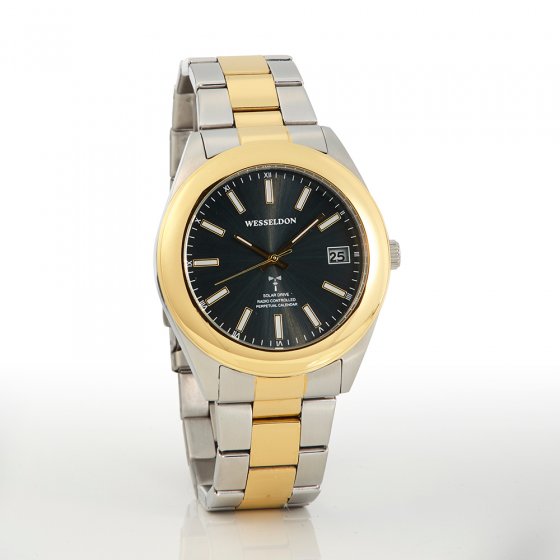 Montre solaire radiopilotée avec lunette interchangeable 