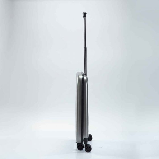 Valise ultra plate à roulettes Gris