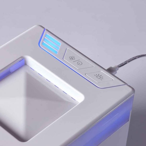 Mini climatiseur avec lumière d'ambiance 