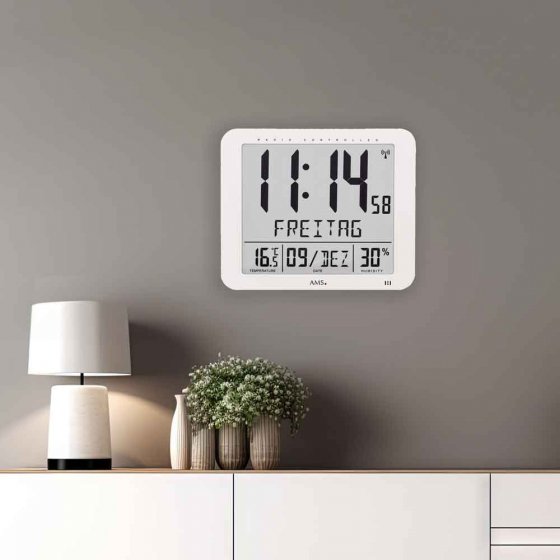 Horloge murale radiopilotée 