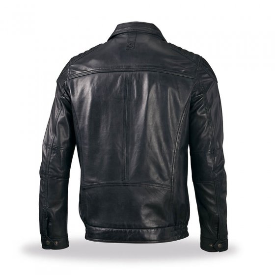 Blouson sportif en cuir