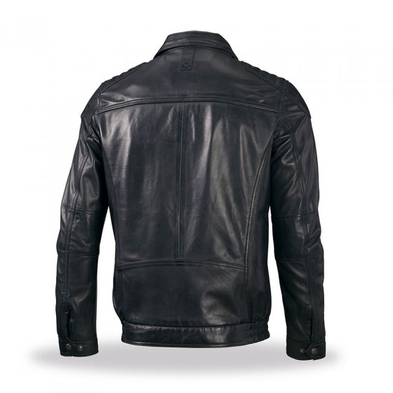 Blouson sportif en cuir 