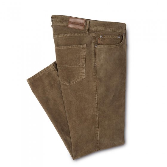 Pantalon tendance en velours côtelé